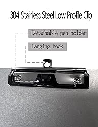 Horizontal Aluminum Clipboard,11x17 Inches Metal
