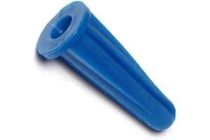 AIVOXE Hard-to-Find Fastener 014973394905 Conical Plastic Anchors, 6-8 x 3/4-Inch, 500-Piece