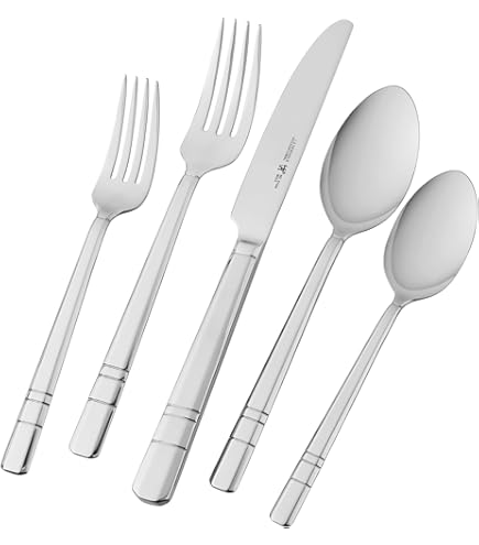 Amazon.com | Henckels Madison Square 65-piece Flatware Set,18/10