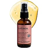 LATINOIL - Chia Oil Hair Treatment, Oil for Hair Frizz and Dryness, Hair Oil Treatment with Chia Seed Oil, Amino acids, Omegas, and Hyaluronic Acid, Sulfate, Paraben, and Phosphate Free, 60 ml