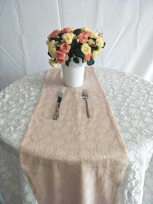 luchaun Lentejuelas Camino de Mesa 12 by108 Pulgadas Banquete Fiesta