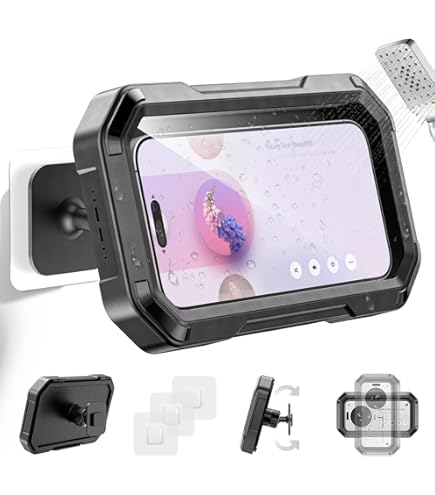 Lamicall Shower Phone Holder Amazon Waterproof Phone Case Waterproof Shower  Phone Holder Bluetooth Speaker 480