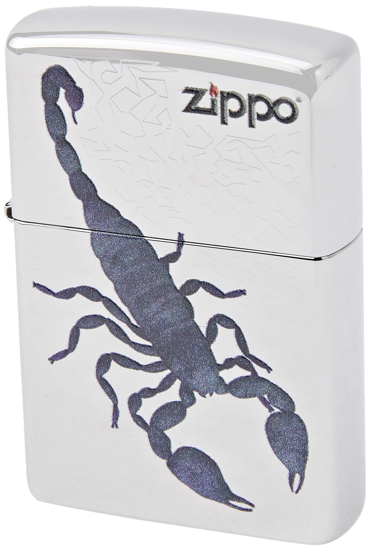 Zippo Scorpion 60000357 Brass High Polish Chrome Lighter 3.5 x 1 x 5.5 cm
