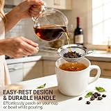 Anaeat Fine Mesh Strainers Stainless Steel Sifters 4.73 Inch Premium Colander view 6