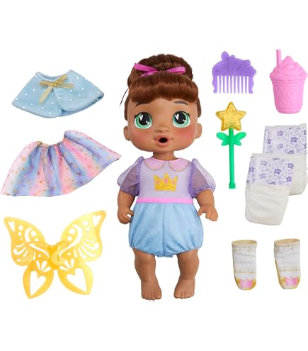 Baby Alive Princess Ballerina Doll - Blonde Hair, 10.25" Tall, Movable Arms & Legs, Tiara Accessory - View #3