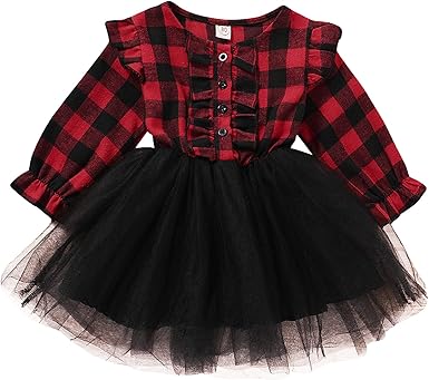 baby girl plaid outfit