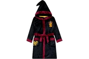Harry Potter Robe | Gryffindor Kids Bathrobe | Hogwarts Fleece Robe