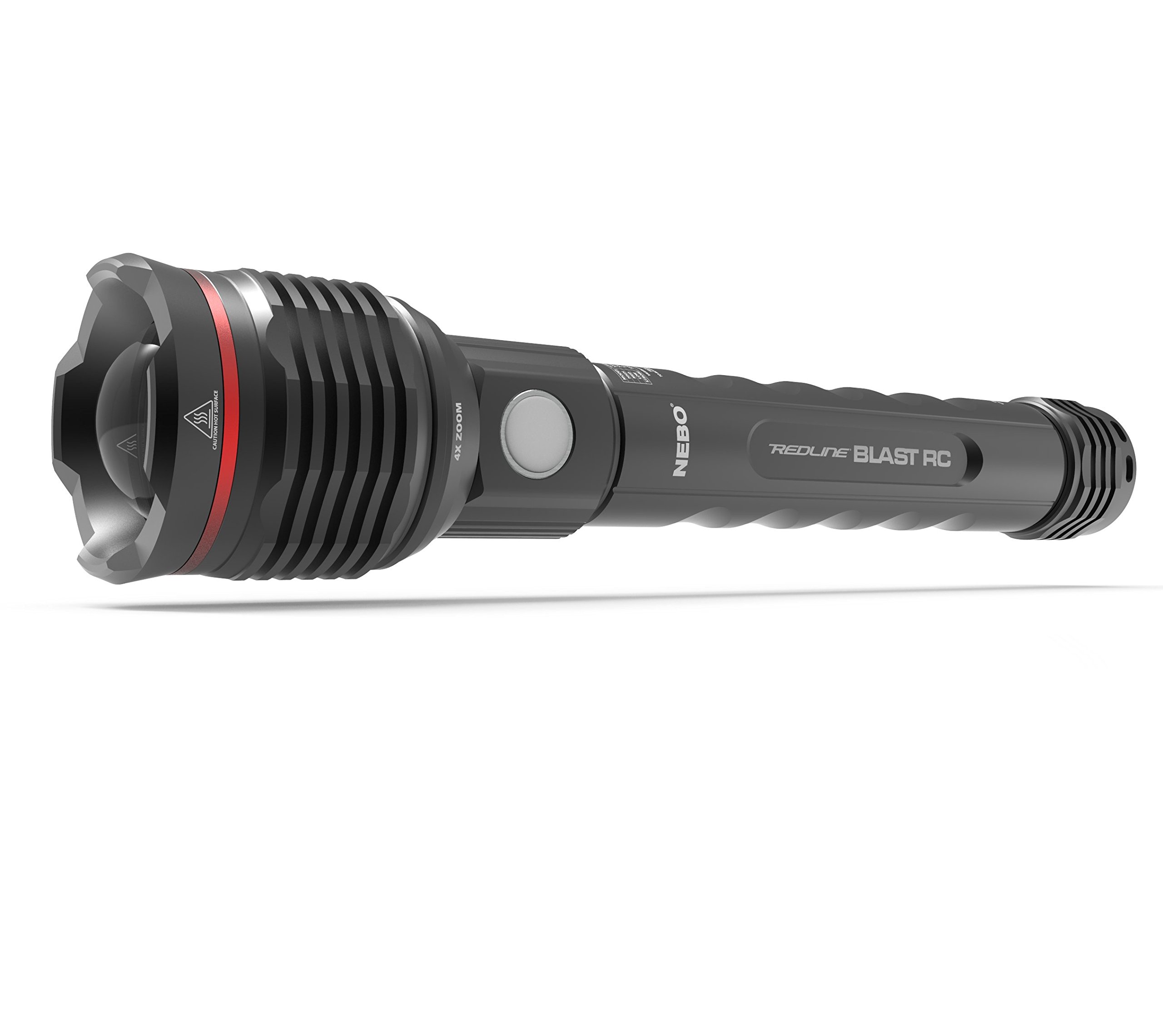 NEBO 3200Lumen LED Rechargeable Flashlight 4x zoom, 4 modes