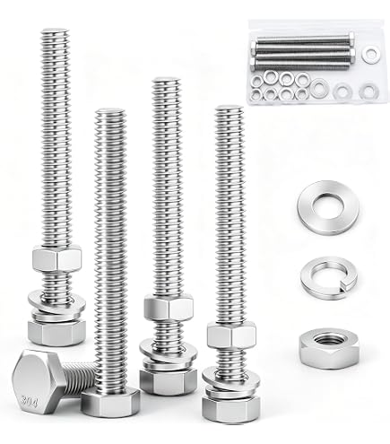 Hillman 190690 Hex Bolt, 1-Inch X 6-Inch, 10-Pack
