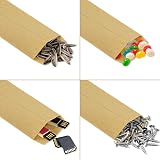 LAMXD 100 Pcs Small Brown Envelopes Kraft Seed Envelopes 6 x 10 cm 2.4 x 3.9 view 7