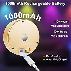 maylit 6 Pack RGBW Picture Lights for