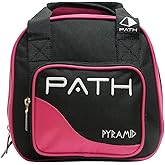 Pyramid Path Plus One Spare Tote Bowling Bag (Black/Hot Pink)