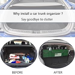Trunk Organizer for Car,Unique US Flag Backseat Car