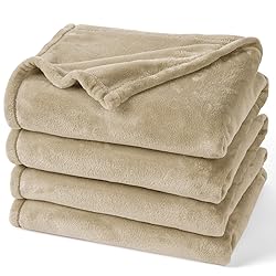 PHF Ultra Soft Fleece Blanket Queen Size, No Shed