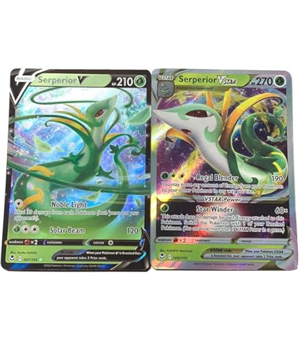 Amazon.com: Serperior V 170/195- Silver Tempest - Full Art - Pokemon Ultra  Rare Card - Holo Foil : Toys & Games