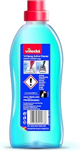 Vileda 1-2 Spray Active Cleaner 750ml Pack of 3 Streak Free view 3