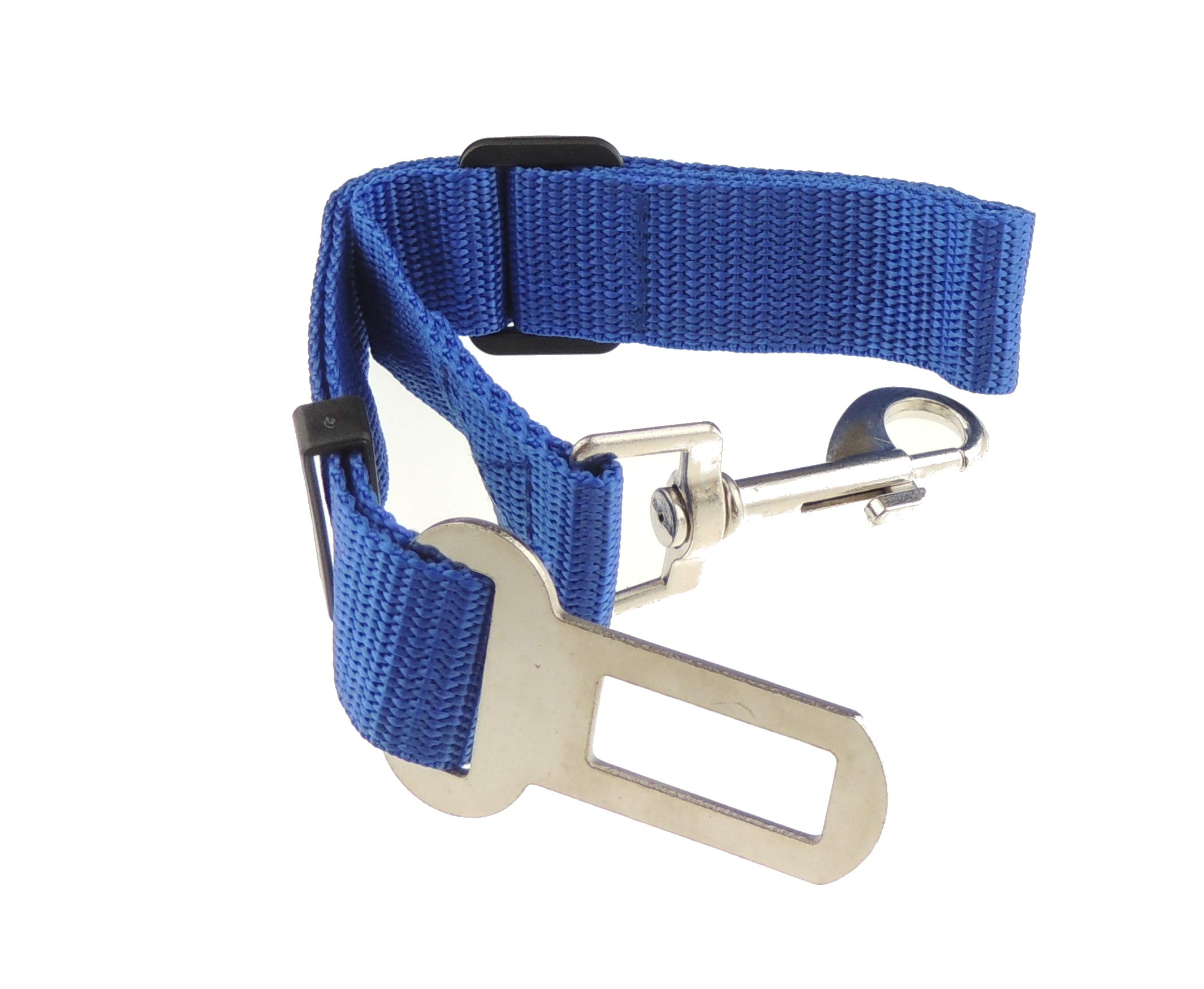 Universal Pet Car Safety Seat Belt, Adjustable Seat Belt Harness for Animals Dogs Puppies Cats, Dog seat belt for car, Strong Dog Car Truck Safety Harness (Royal Blue)