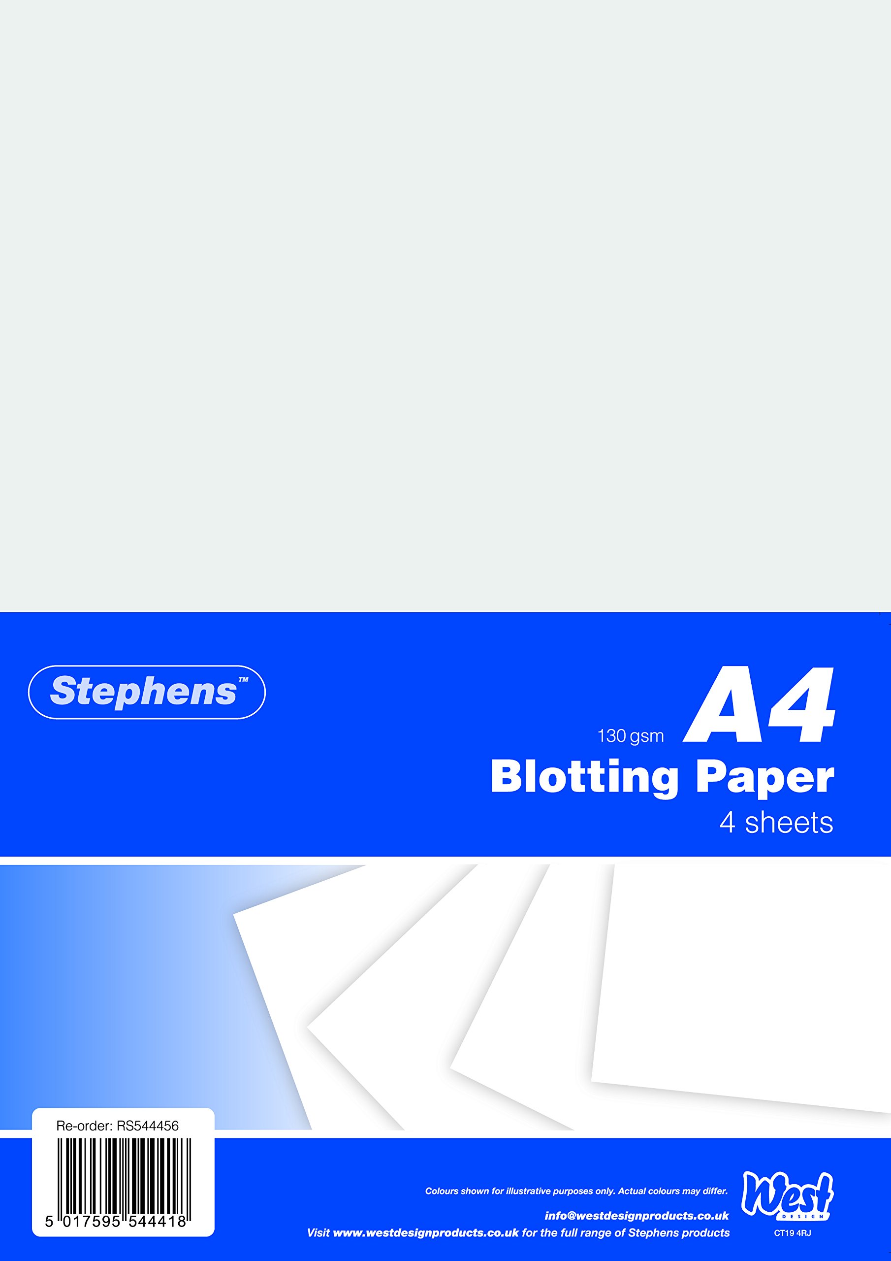 White Blotting Paper A4 4 Sheets