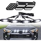 Front Grill Raptor Lights for 2021-2024 Toyota 4runner Grille Emblems | White,5000K,Oem Grills Light 5th gen 4Runner Sr5 Limited Trd-pro sport off-road