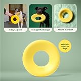 Earth Rated Flying Disc Dog Toy Large 8.7 inch Yellow Floating Saucer view 2