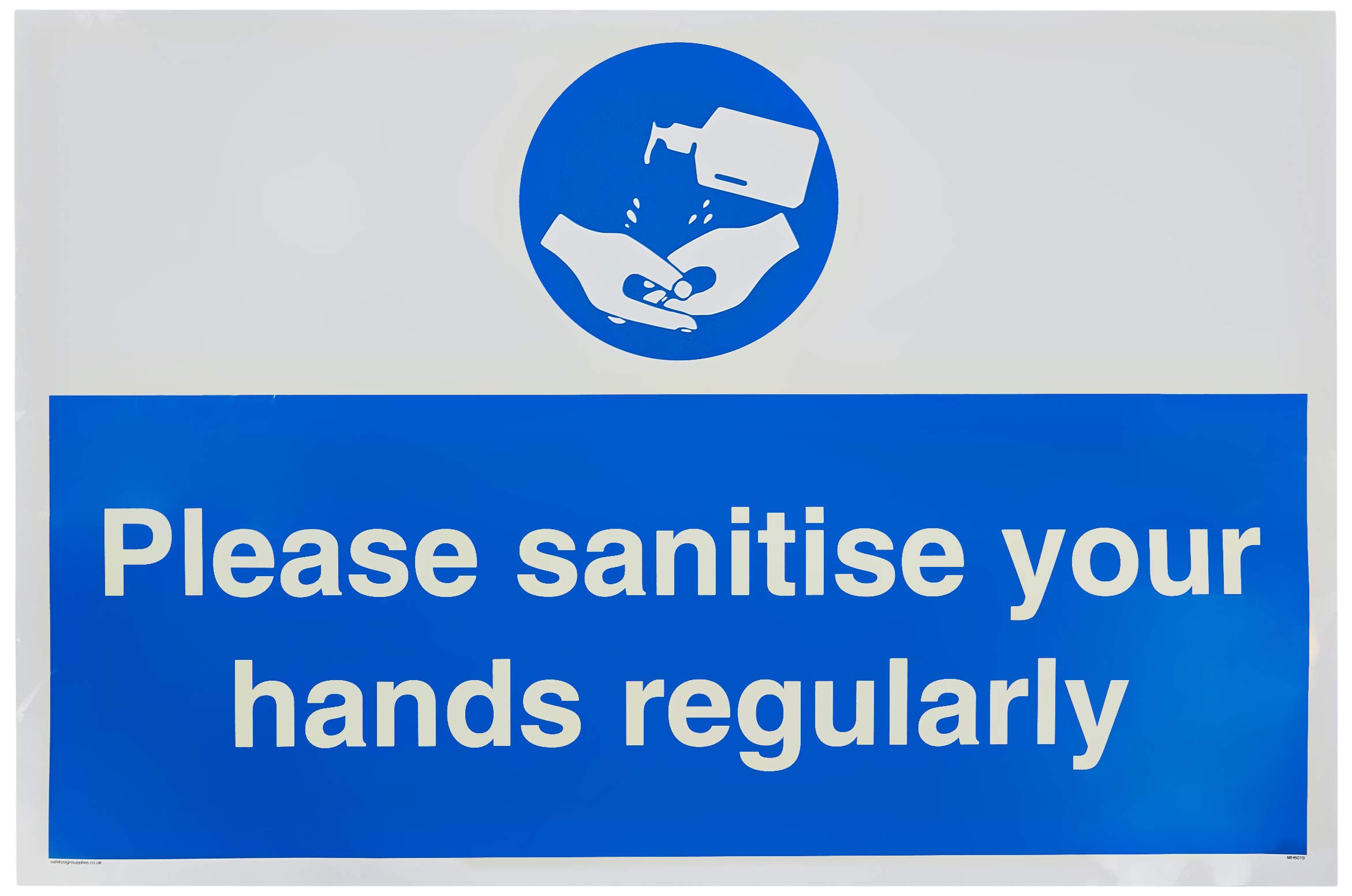 Please sanitise your hands regularly