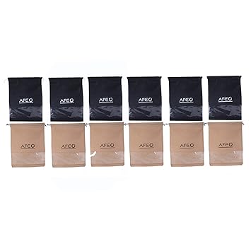 AFEO Transparent Beige and Black Shoe Bag (Pack of 12)