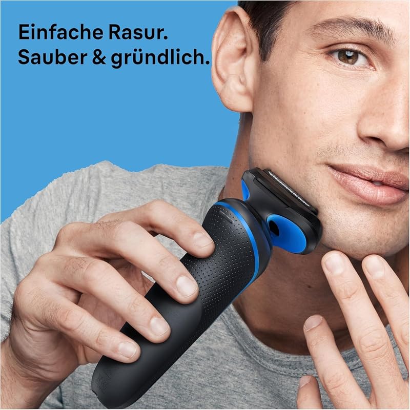 Rasierer Herren Elektrisch Series 5, Rasierapparat, 51-B1000s, Blau