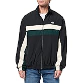 Lacoste Mens Colorblock Water-Repellent Track Jacket