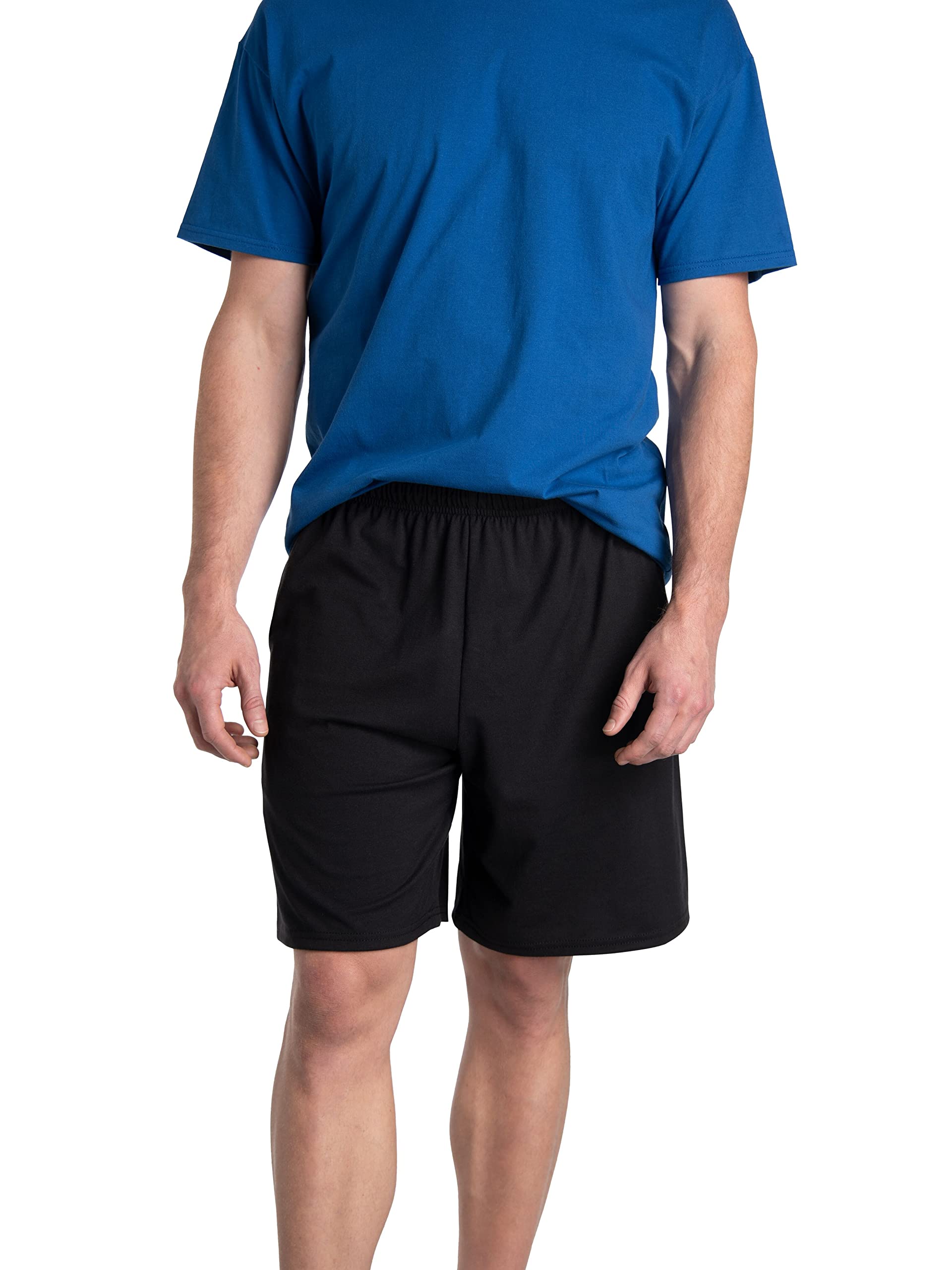 Fruit of the Loom Men's Eversoft Cotton Shorts with Pockets (S-4XL)