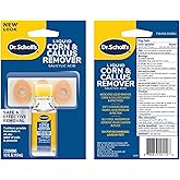 Dr. Scholl's Liquid Corn Remover &amp; Callus Remover, Pain Relief, 0.33 oz | Fast liquid corn and callus remover for feet with self-stick waterproof cushions against shoe pressure and friction