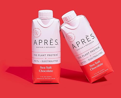 Apres Plant-Based Protein Shake Sea Salt Chocolate with MCTs