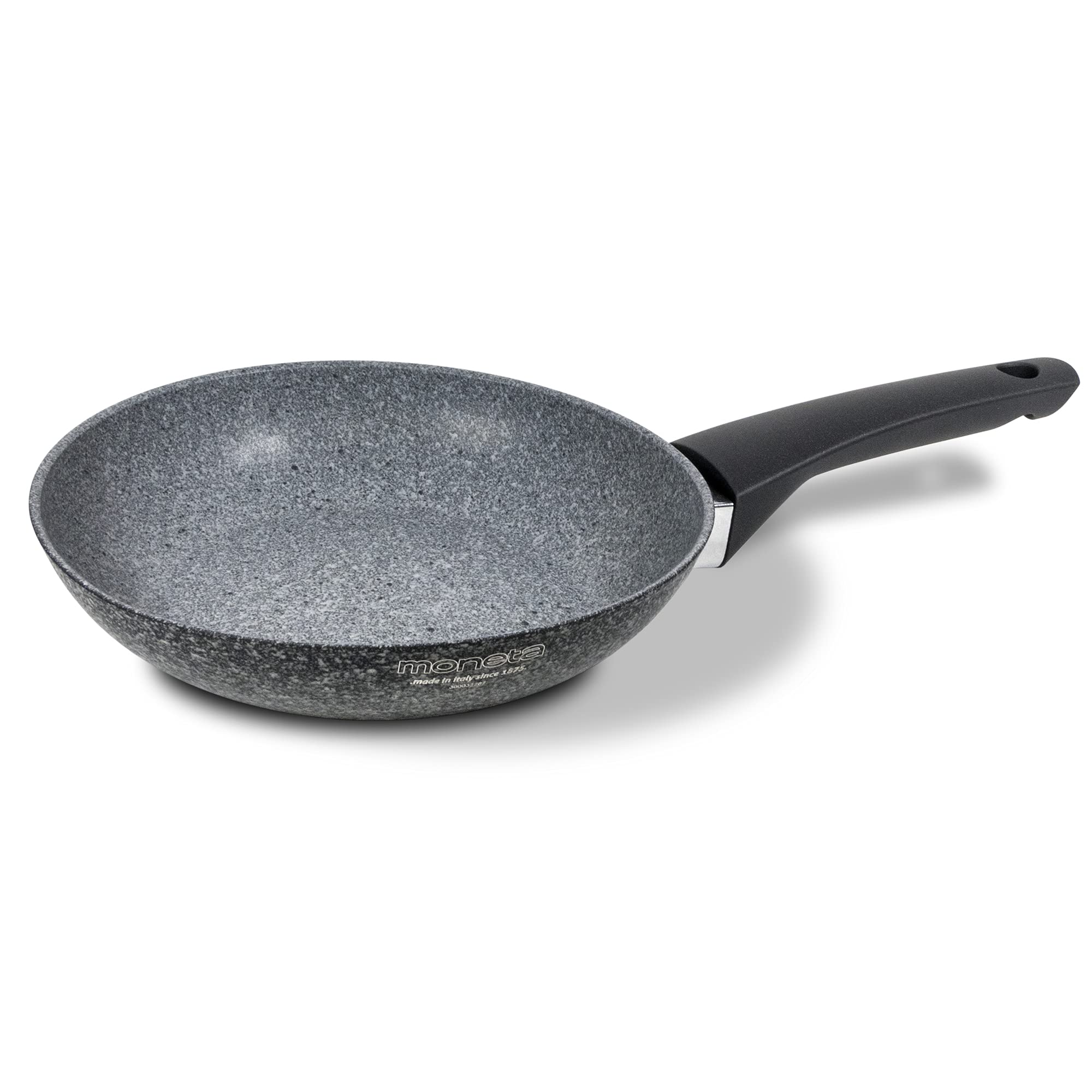 Moneta Sinfonia Frying Pan 22 cm Also for Induction, Reinforced with Mineral Particles. Made in Italy