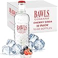 BAWLS Guarana Cherry, BAWLS Guarana Drink, Guarana Soda, Guarana Fueled Soda for Energy, High Energy Caffeinated Drink, 10oz 12 Pack Glass Bottles