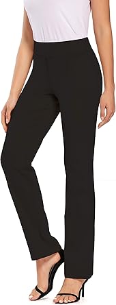 high waisted pull on dress pants