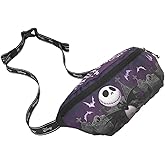 Wondapop The Nightmare Before Christmas Lightweight Packable Hip Pack/Crossbody, black, A25213