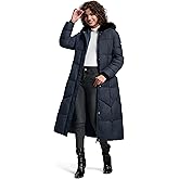 Fengbay Long Puffer Coat Women Down Jacket Parkas Waterproof Warm Long Winter Coats for Women With Hood