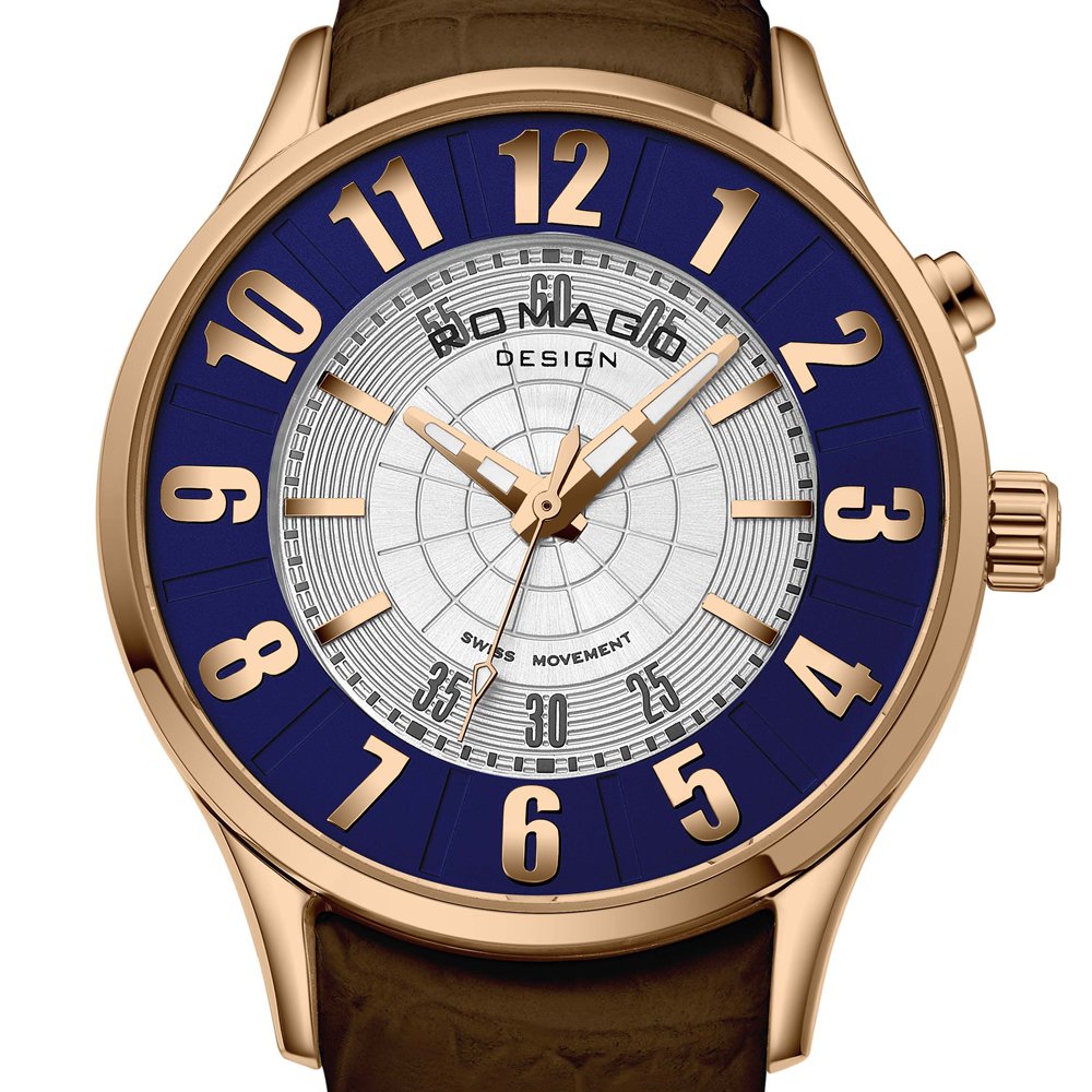 Mua Romago Design RM068-0053ST-RGBR Wristwatch, Brown, Dial