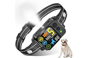 WACNEM Citronella Bark Dog Collar [No Refill] Spray Dog Collar, with 5 Adjustable Sensitivity, Beep+Vibration+Spray 5 Working Modes Citronella Bark Collar, IP66 Waterproof Dog Spray Collar for L/M/S Black