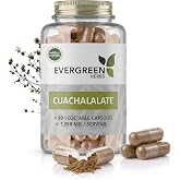 Evergreen Herbs Cuachalalate Capsules - 90 Vegetable Capsules, 1350 mg Per Serving, Wildcrafted Mexican Herbal Supplement for Digestive &amp; Skin Support, No Fillers, Binders, or Additives