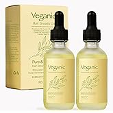 Veganic Hair Growth Oil, Veganic Natural Hair Growth Oil, Veganic Hair Oil for Hair Growth for Men and Women 2pcs