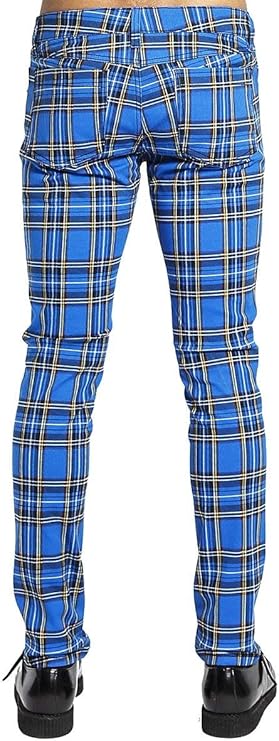 Royal blue plaid pants Clearance