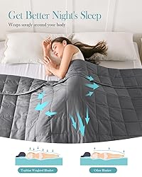 Topblan Breathable Ultra Soft 15lbs Weighted