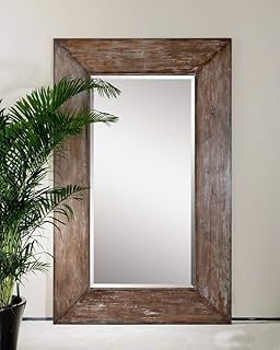 Pivoting Floor Mirror O Bold Black Framed Floor Mirror For