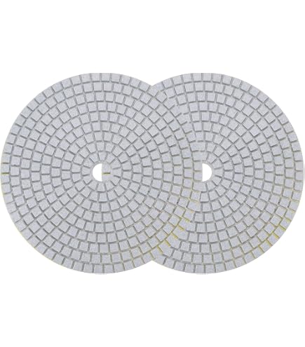 Stadea Super C 6” Dry Diamond Polishing Pad - Grit 30 For Concrete, Marble, Travertine & Terrazzo