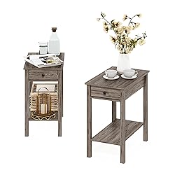 Furinno Classic Rectangular Side Table with