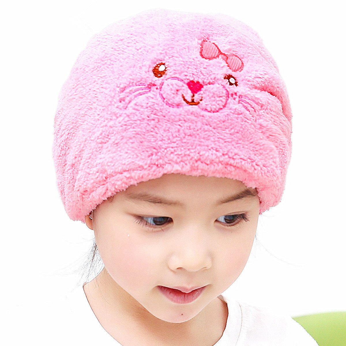outlet Shintop Dry Hair Cap Fiber Soft Coral Fleece Hair Dry Hat