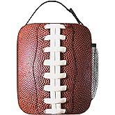 Kids Lunch Bag Lunch Box for Boys Girls Women Men, Reusable Insulated Lunch Tote Bag, Thermal Cooler Sack Food Handbags High Capacity for School Work Travel Picnic (American Football)