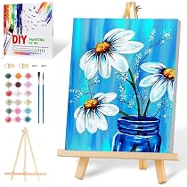 Beginner Art Kit With Frame MOGTAA Parrot Paint By Numbers Kit With ...