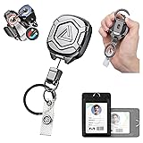 Azrra Heavy Duty Retractable Keychain - Magnetic ID