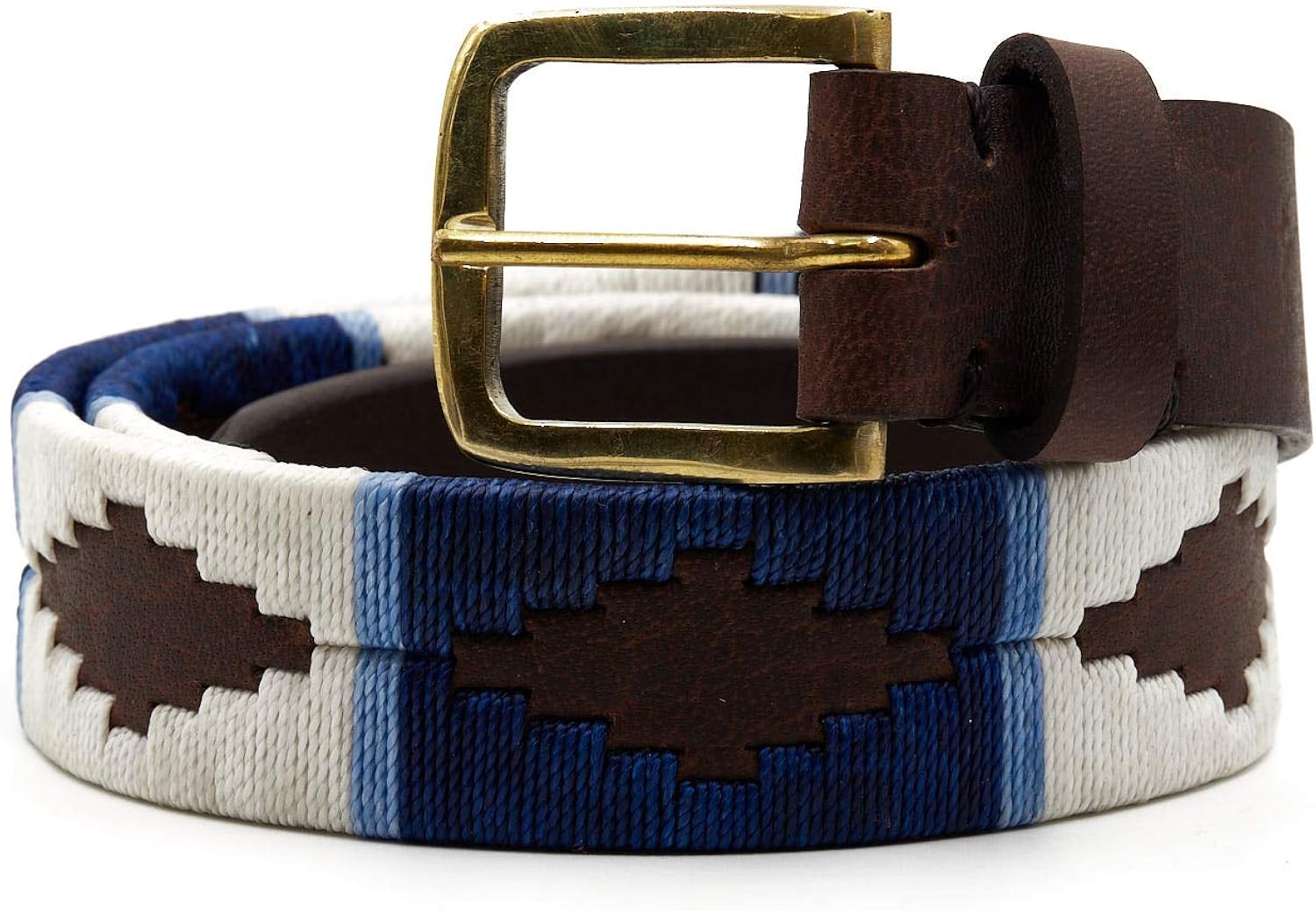 Gaucho Goods Mens Premium HandStitched Leather Belt Multicolored